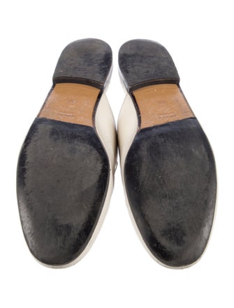 Gucci Horsebit Accent Leather Mules