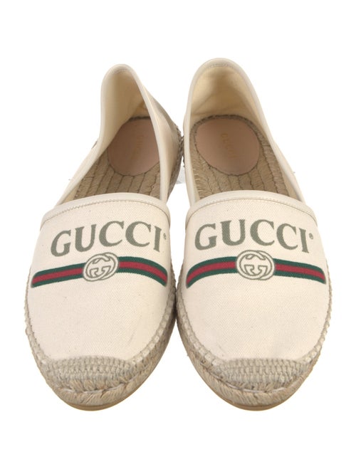 Gucci Web Accent Canvas Espadrilles