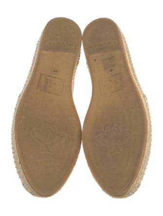 Gucci Web Accent Canvas Espadrilles