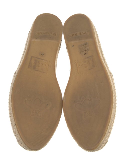 Gucci Web Accent Canvas Espadrilles