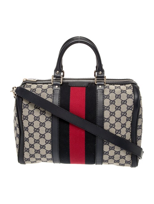 Gucci GG Canvas Web Boston