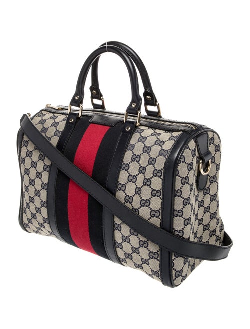 Gucci GG Canvas Web Boston