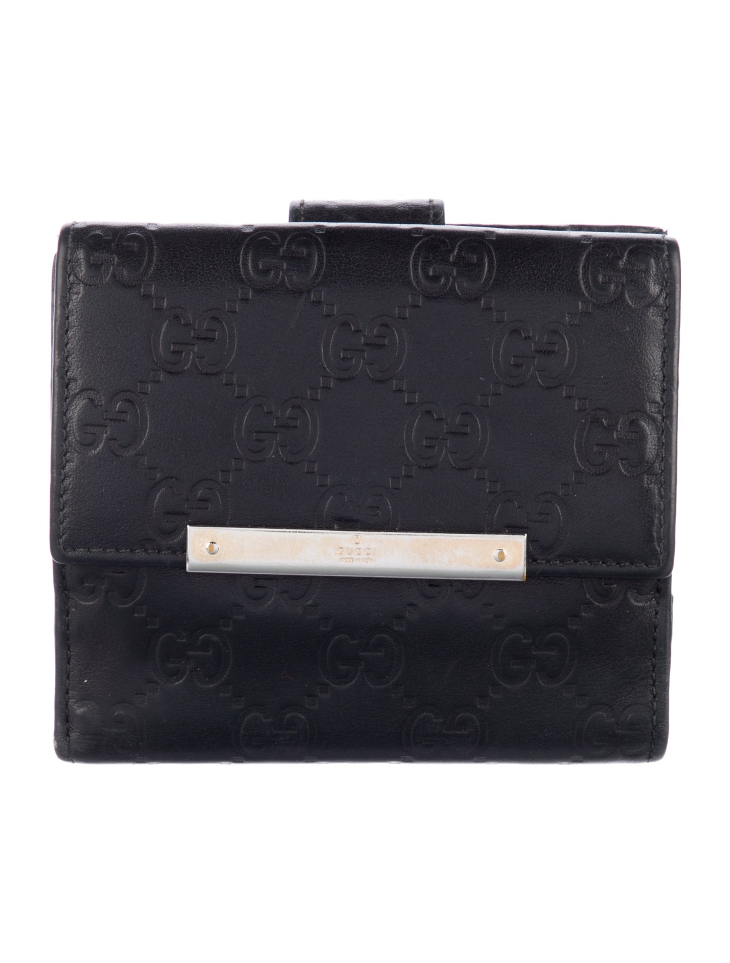 Gucci GG Signature Leather French Purse