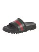 Gucci Web Accent Rubber Slides