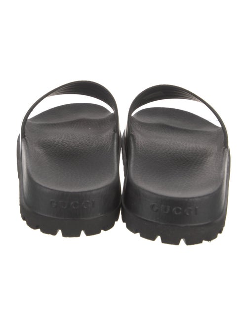 Gucci Web Accent Rubber Slides