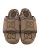 Gucci Jumbo GG Canvas Slides