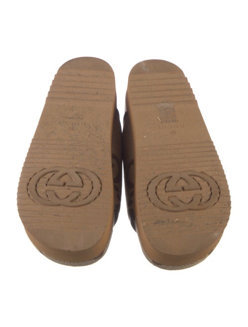 Gucci Jumbo GG Canvas Slides