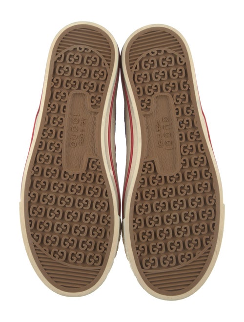 Gucci Web Accent Canvas Sneakers