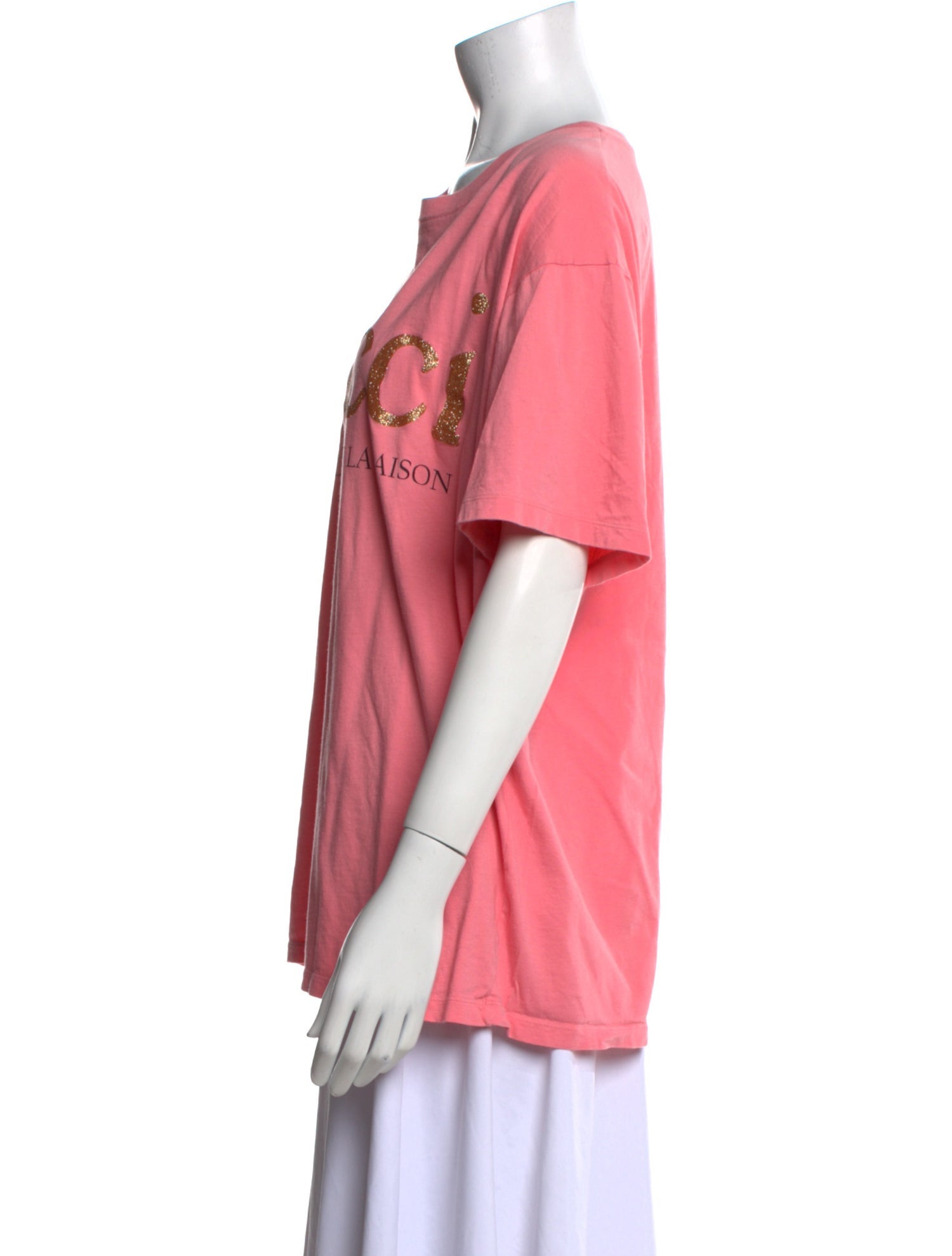 Gucci Graphic Print Crew Neck T-Shirt