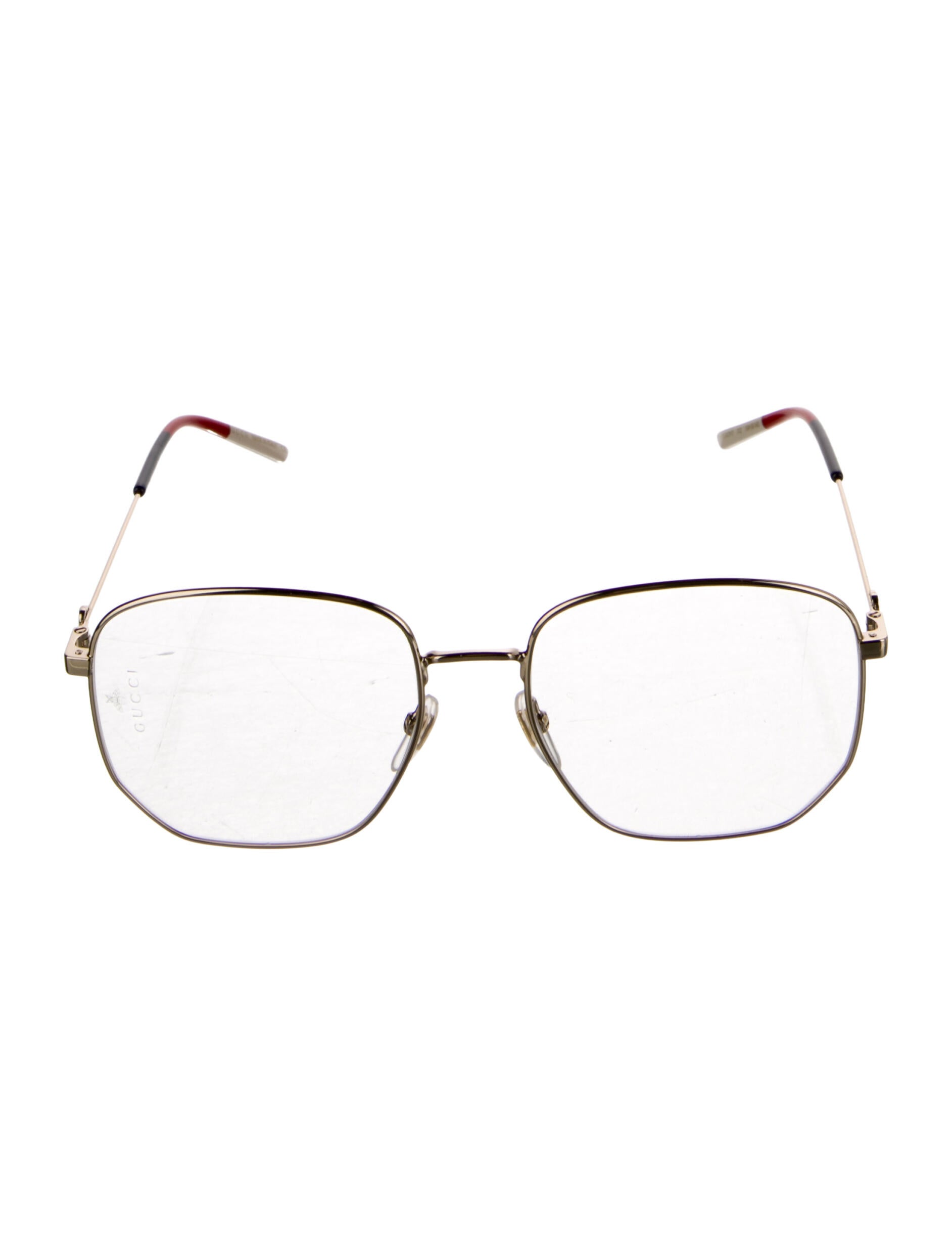 Gucci Interlocking G Logo Square Eyeglasses