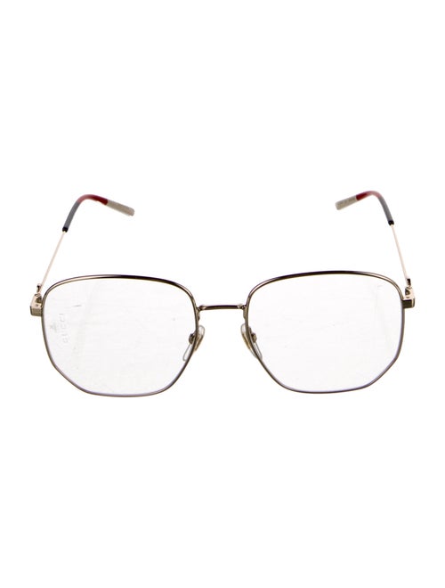 Gucci Interlocking G Logo Square Eyeglasses