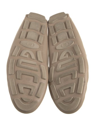 Gucci Interlocking G Logo Leather Drivers