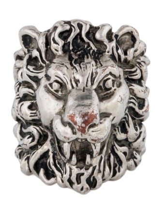Gucci Lion Head Cocktail Ring