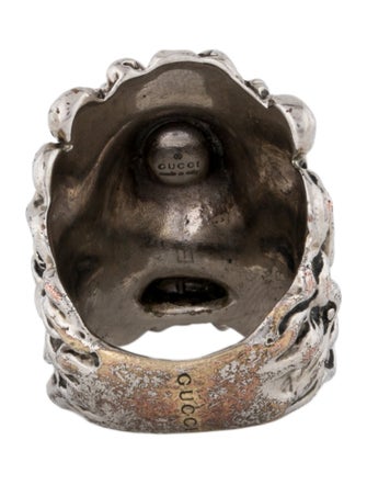 Gucci Lion Head Cocktail Ring