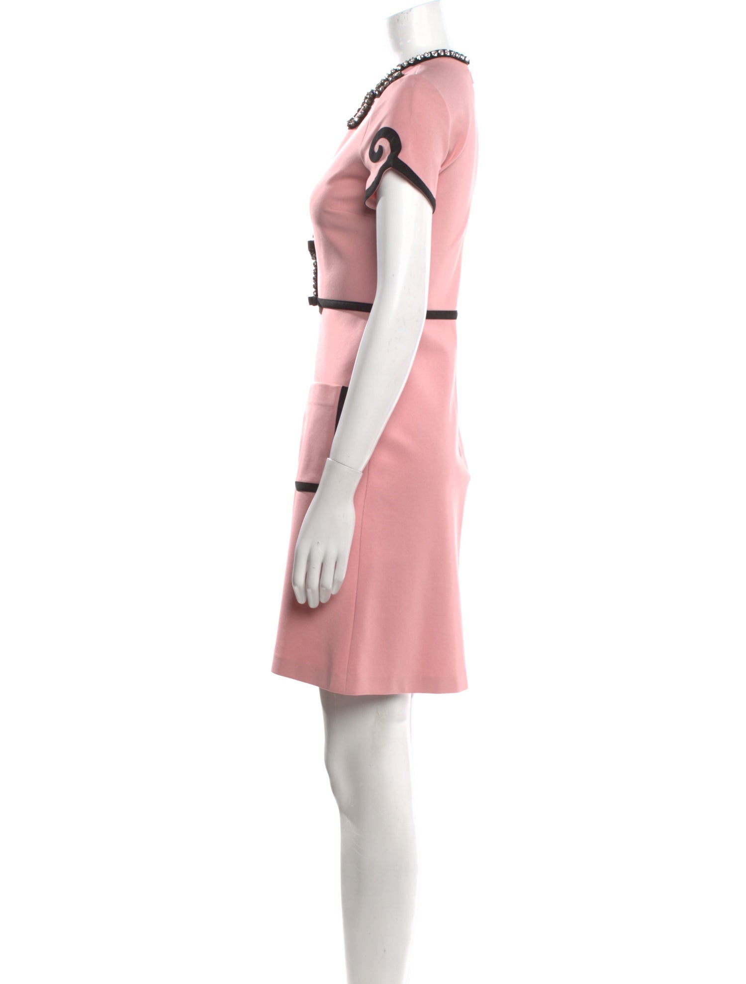 Gucci V-Neck Mini Dress