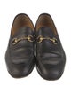 Gucci Horsebit Accent Leather Loafers