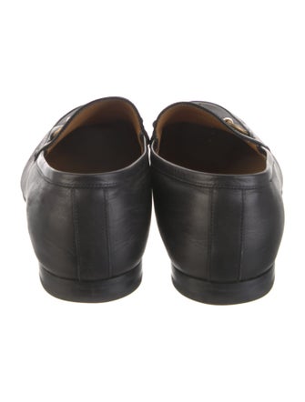Gucci Horsebit Accent Leather Loafers