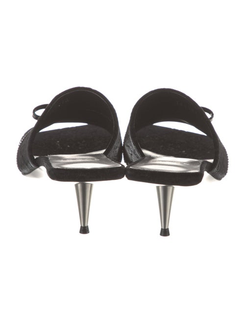 Gucci Velvet Bow Accents Slides