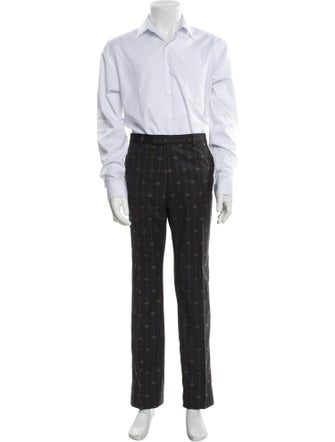 Gucci Interlocking G Logo Wool Two-Piece Suit