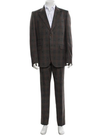 Gucci GG Logo Wool Two-Piece Suit