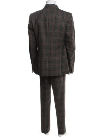 Gucci GG Logo Wool Two-Piece Suit