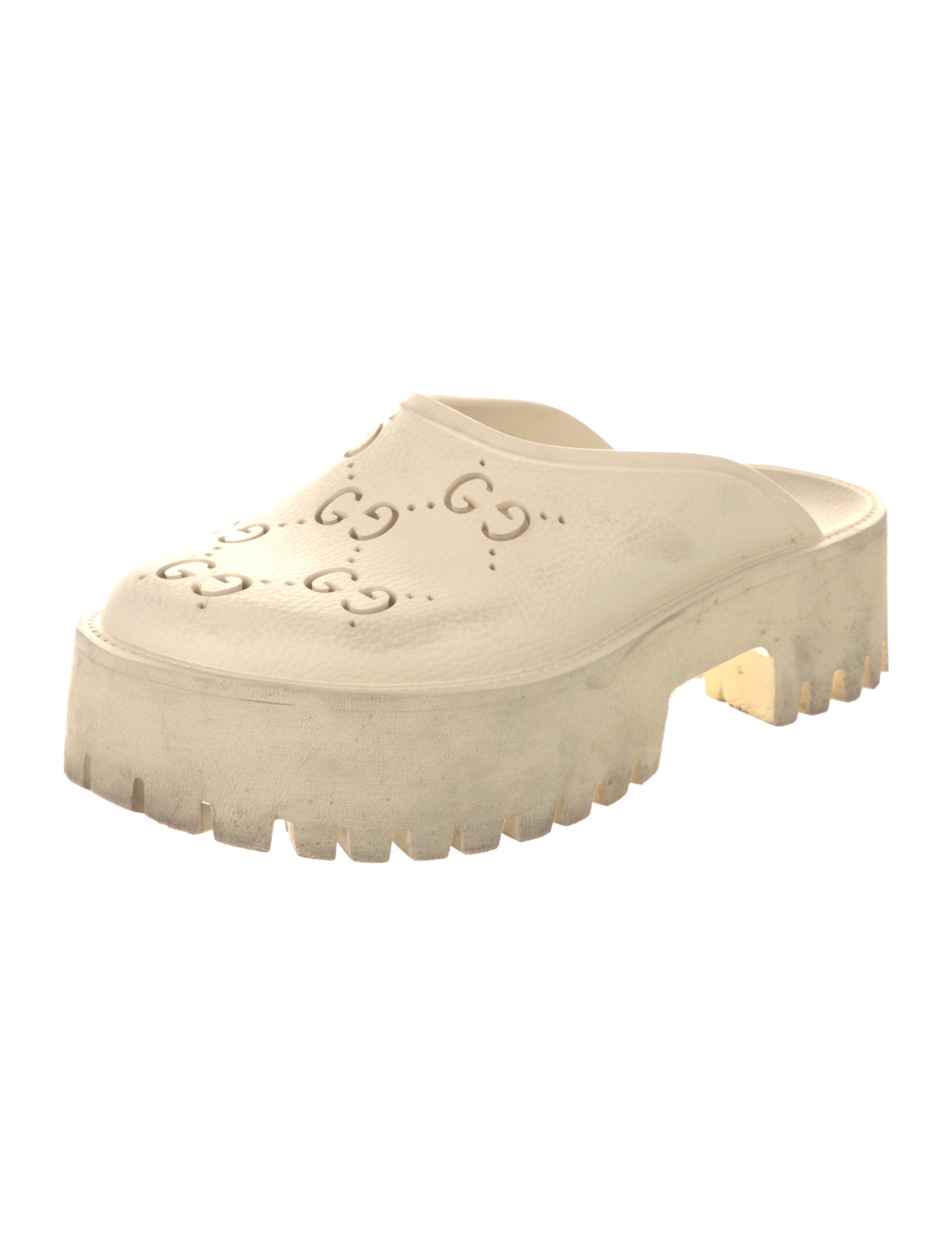 Gucci GG Logo Rubber Mules