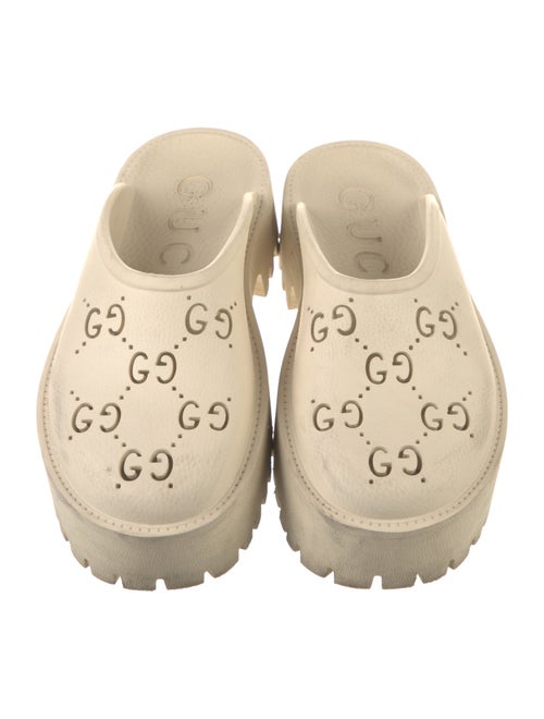 Gucci GG Logo Rubber Mules