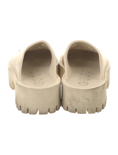 Gucci GG Logo Rubber Mules