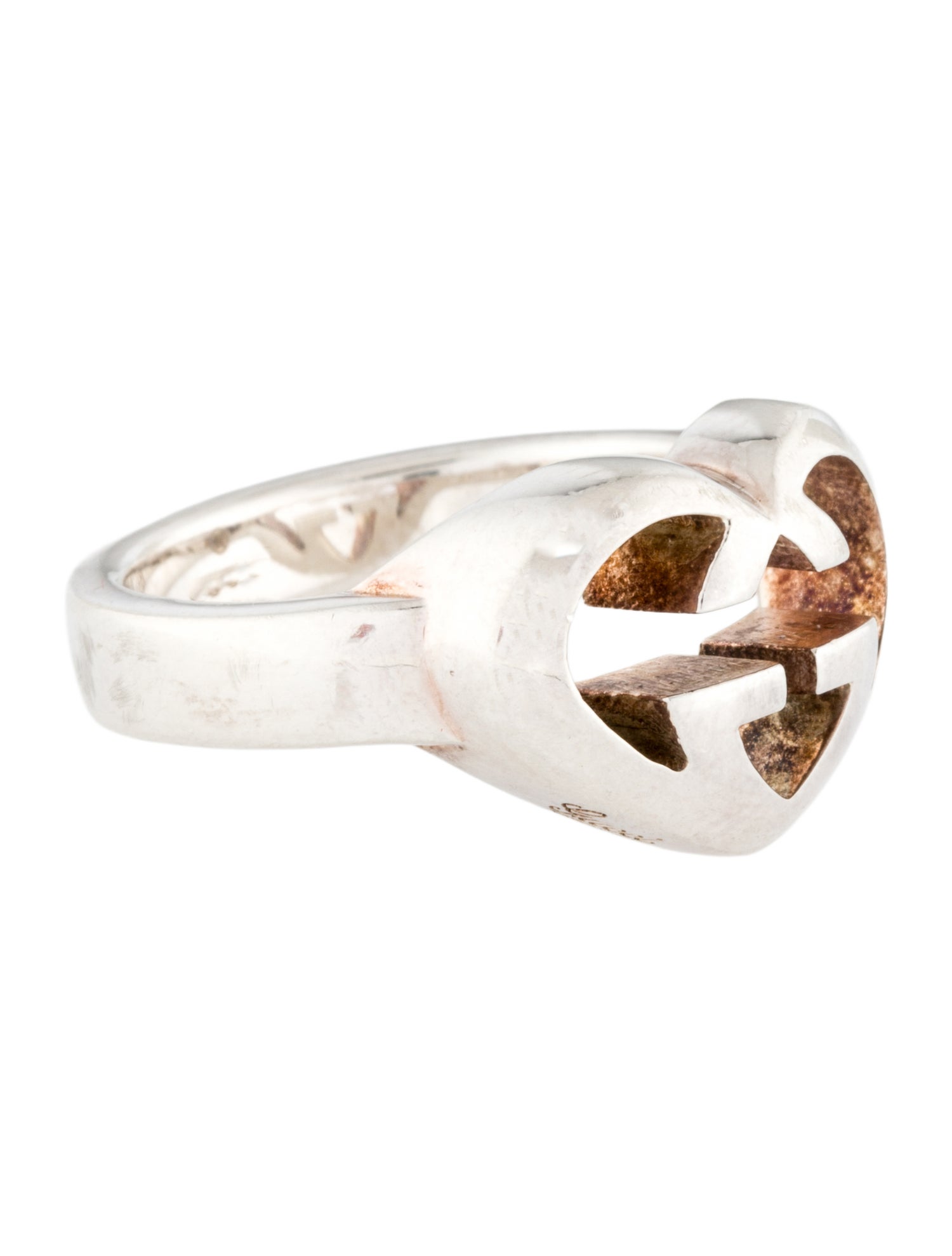 Gucci Britt Love Heart Cocktail Ring