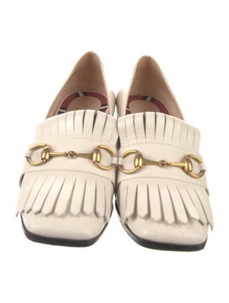 Gucci Horsebit Accent Leather Pumps