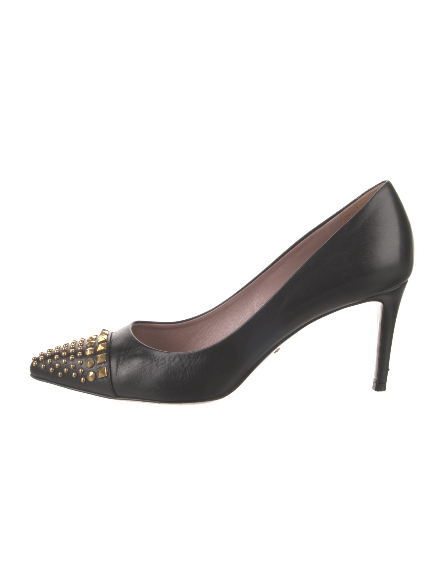 Gucci Leather Studded Accents Pumps