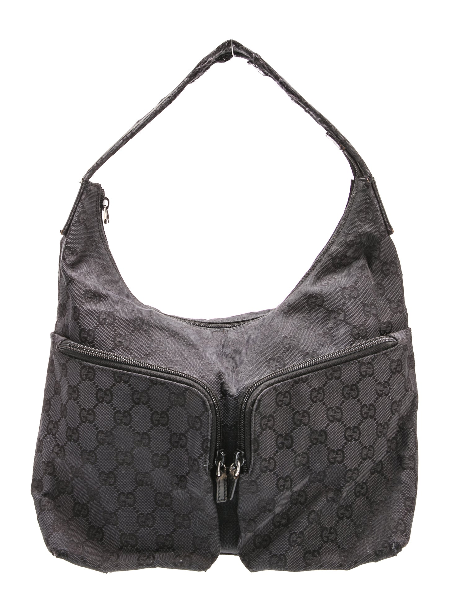 Gucci GG Canvas Shoulder Bag Vintage