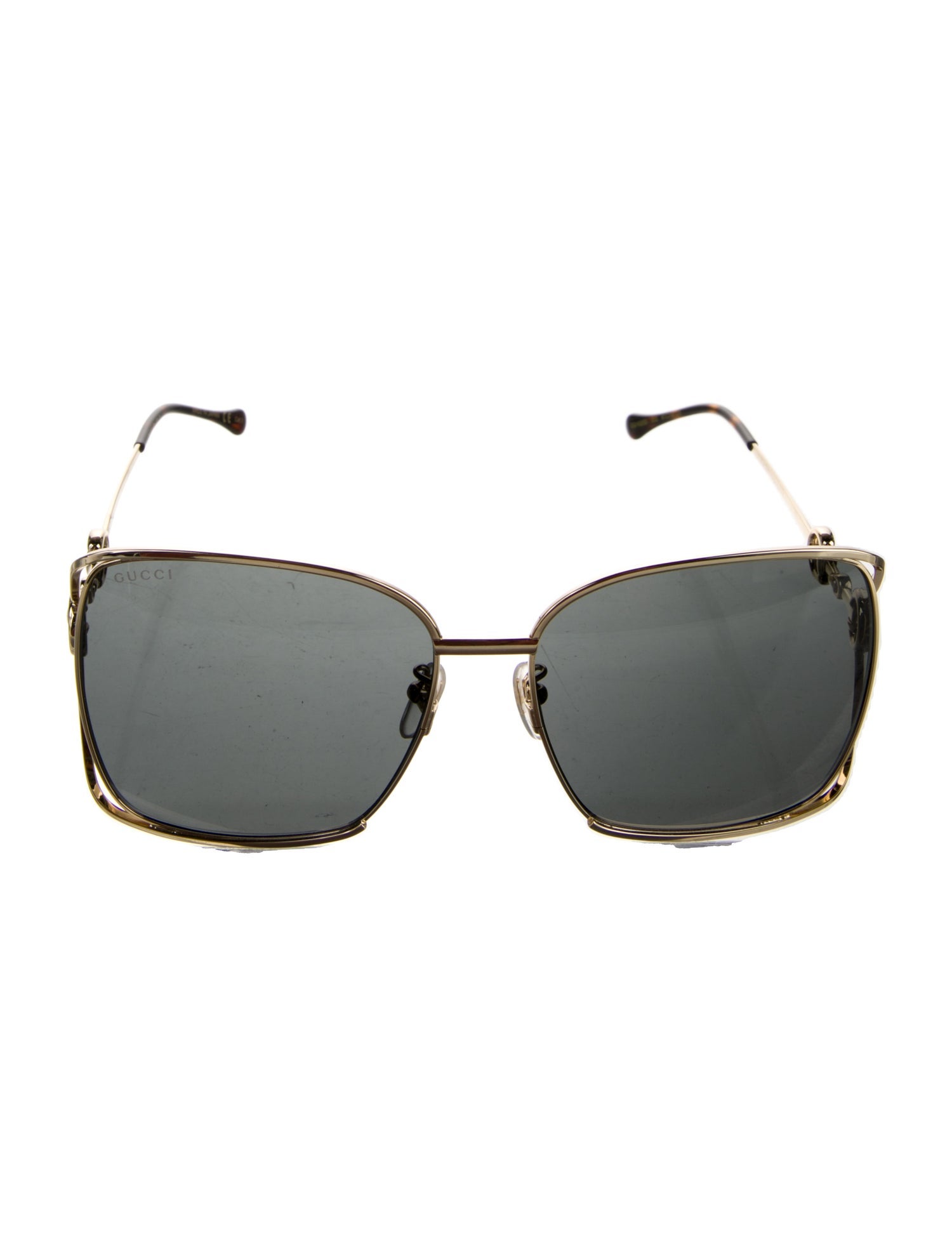 Gucci Horsebit Accent Square Sunglasses