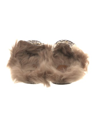 Gucci Horsebit Accent Polka Dot Print Slippers