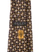Gucci Pattern Print Silk Tie