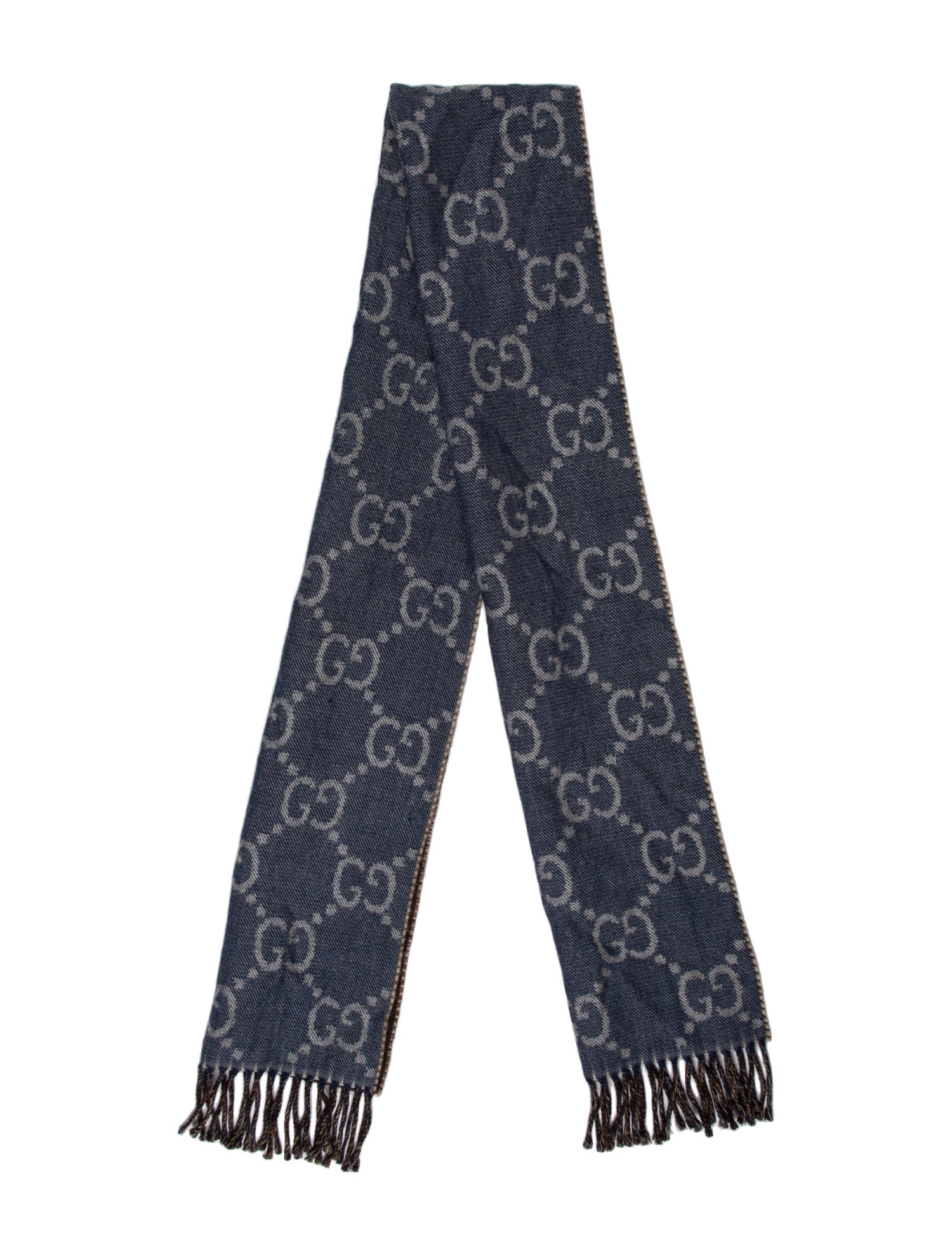 Gucci Wool Printed Scarf