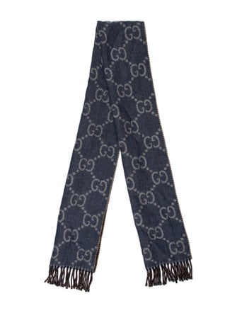 Gucci Wool Printed Scarf