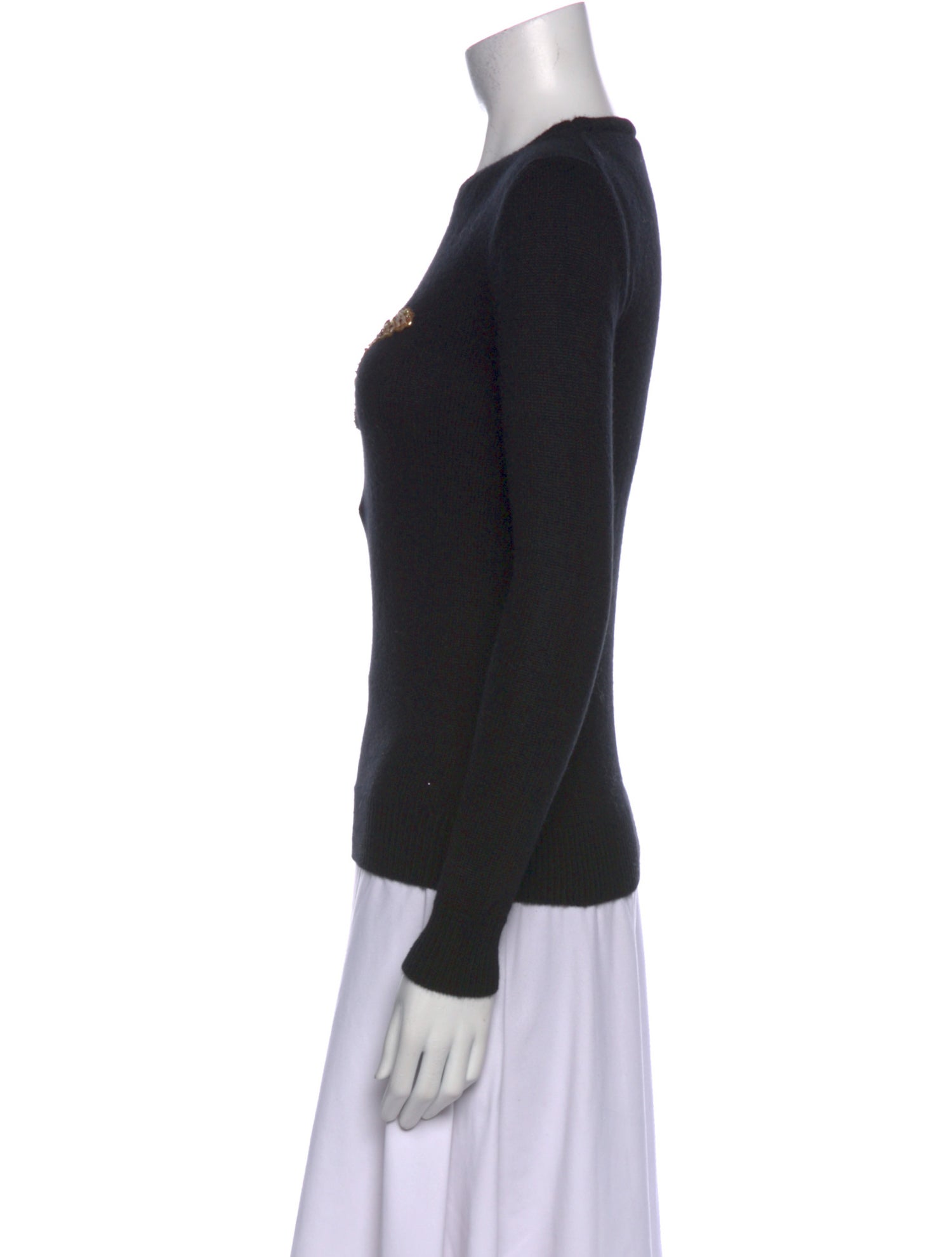 Gucci Cashmere Graphic Print Sweater