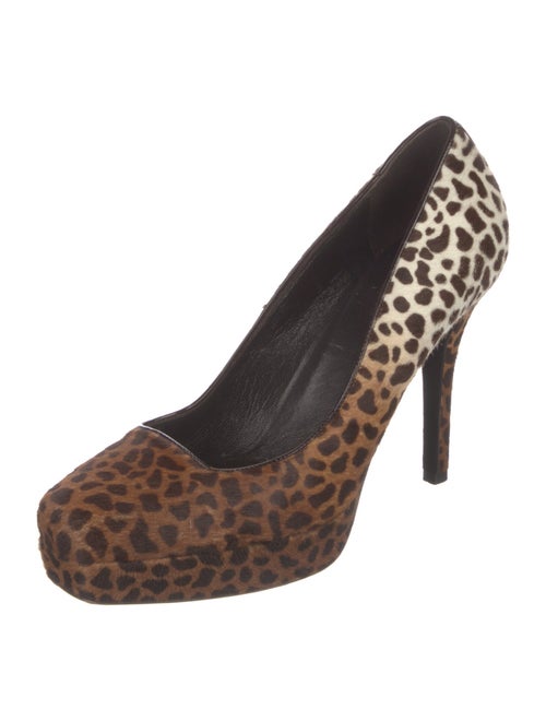 Gucci Ponyhair Animal Print Pumps
