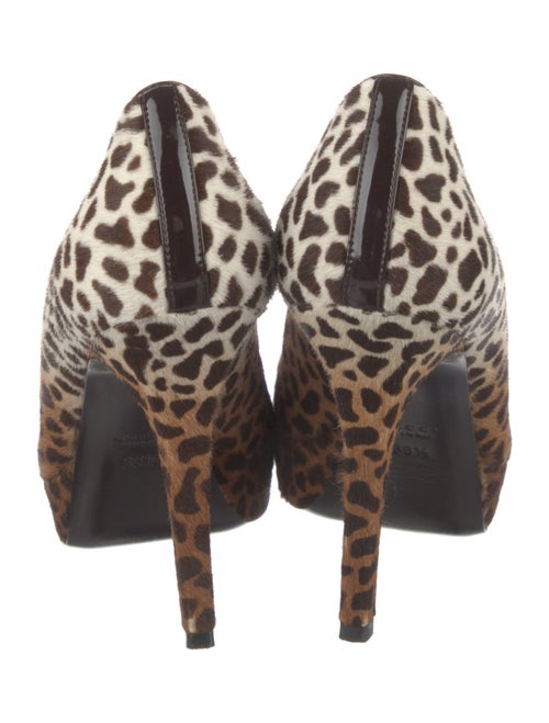 Gucci Ponyhair Animal Print Pumps
