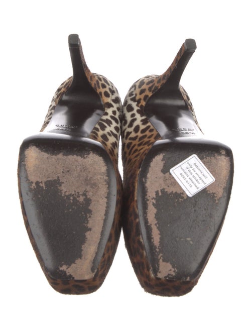 Gucci Ponyhair Animal Print Pumps