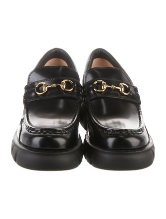 Gucci 1955 Horsebit Accent Leather Loafers