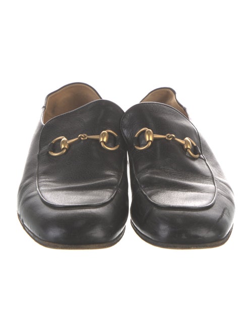 Gucci Horsebit Accent Leather Loafers