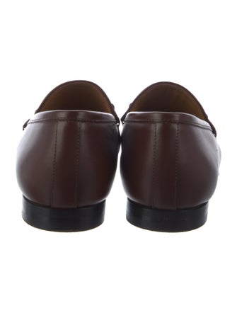 Gucci Horsebit Accent Leather Loafers