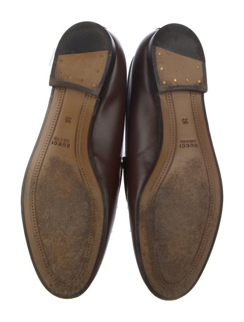 Gucci Horsebit Accent Leather Loafers