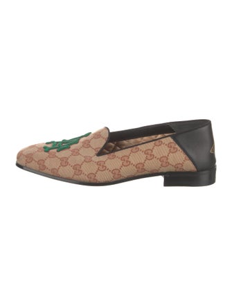 Gucci GG Canvas Canvas Loafers