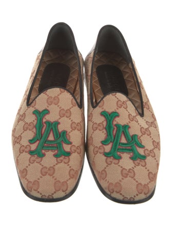Gucci GG Canvas Canvas Loafers