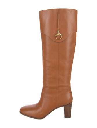 Gucci Leather Riding Boots