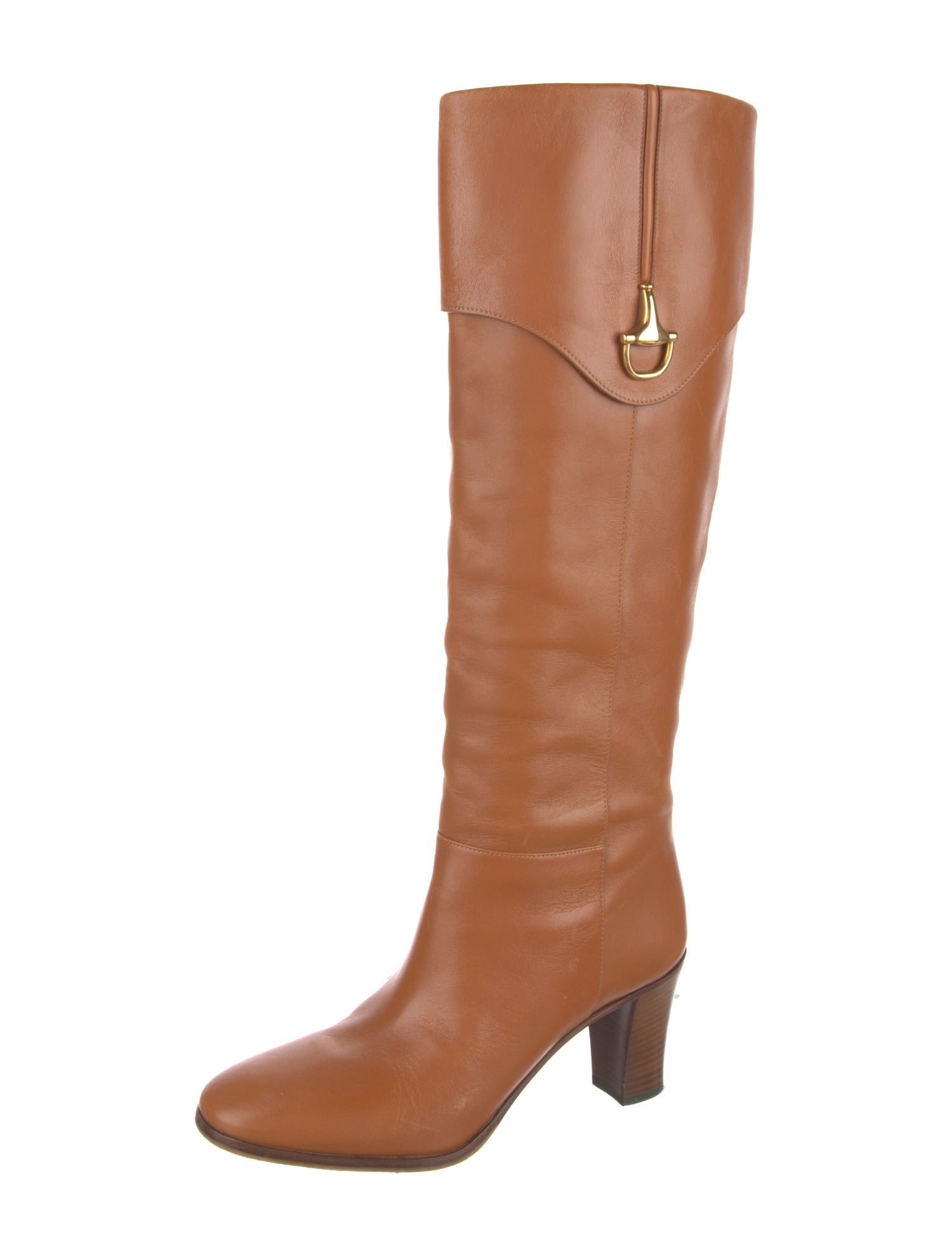 Gucci Leather Riding Boots