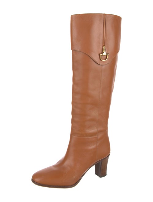 Gucci Leather Riding Boots